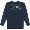 O’Neill Tees^DITHER STANDARD FIT LONG SLEEVE TEE NEW NAVY