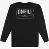 O’Neill Tees^DITHER STANDARD FIT LONG SLEEVE TEE BLACK