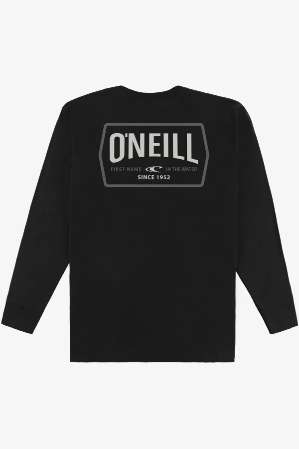 O’Neill Tees^DITHER STANDARD FIT LONG SLEEVE TEE BLACK