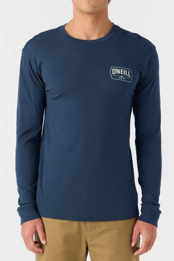 O’Neill Tees^DITHER STANDARD FIT LONG SLEEVE TEE NEW NAVY