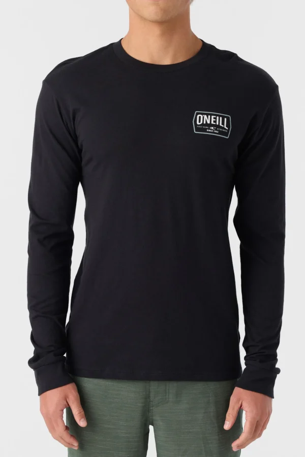 O’Neill Tees^DITHER STANDARD FIT LONG SLEEVE TEE BLACK