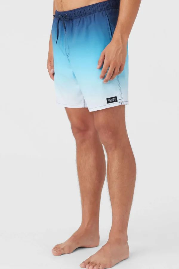 O’Neill Side Pockets | Swim Trunks^DIVERGENT ELASTIC WAIST LINED 17" SWIM TRUNKS AQUARIUS