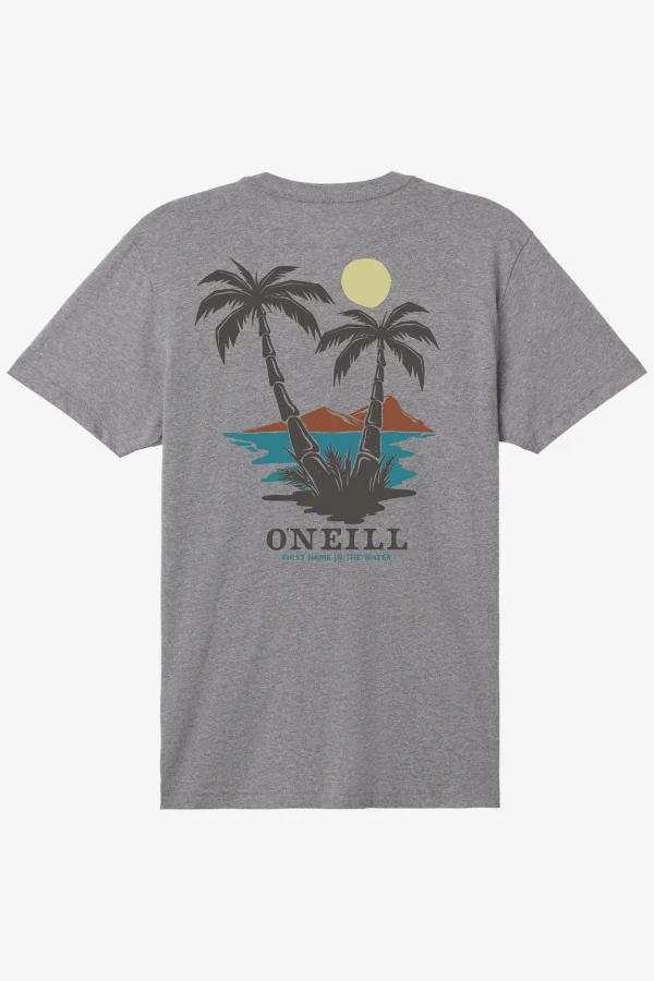 O’Neill Tees^DOS HERMANOS STANDARD FIT TEE HEATHER GREY