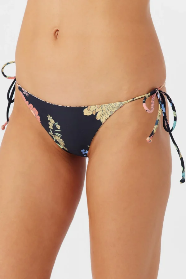 O’Neill Medium | Bikini Bottoms^DREA ANIMAL KALI FLORAL MARACAS REVO TIE SIDE BOTTOMS BLACK