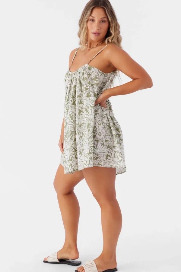 O’Neill Cover-Ups^DREA HALFMOON COVER-UP DRESS OIL GREEN