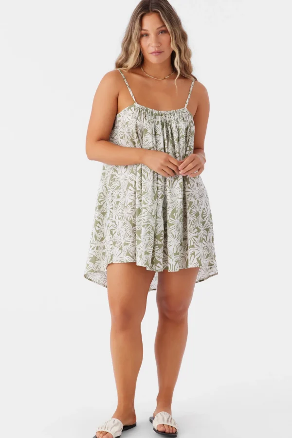 O’Neill Cover-Ups^DREA HALFMOON COVER-UP DRESS OIL GREEN