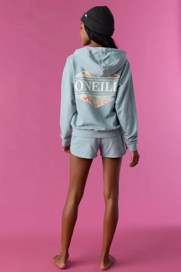 O’Neill Sweaters, Hoodies & Fleece | Graphic Tees & Tanks^DRIFT HOODED FLEECE PULLOVER SILVER BLUE