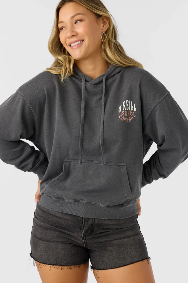 O’Neill Sweaters, Hoodies & Fleece^DRIFT HOODED FLEECE PULLOVER WASHED BLACK