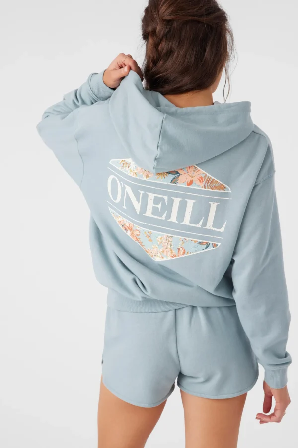 O’Neill Sweaters, Hoodies & Fleece | Graphic Tees & Tanks^DRIFT HOODED FLEECE PULLOVER SILVER BLUE