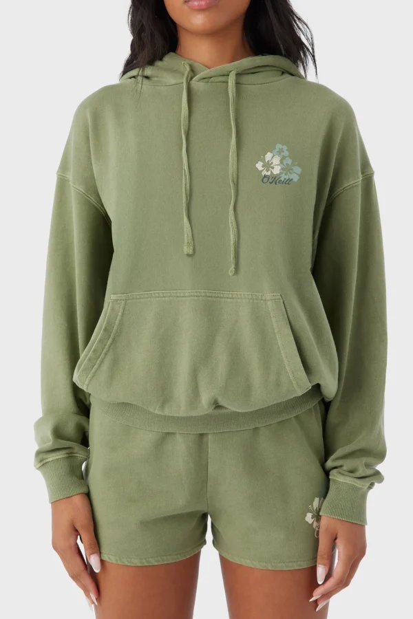 O’Neill Sweaters, Hoodies & Fleece^DRIFT HOODED FLEECE PULLOVER OIL GREEN