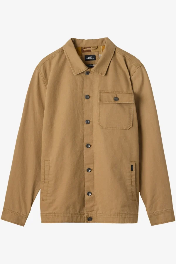 O’Neill Jackets^EAST CLIFF BYPASS JACKET DARK KHAKI