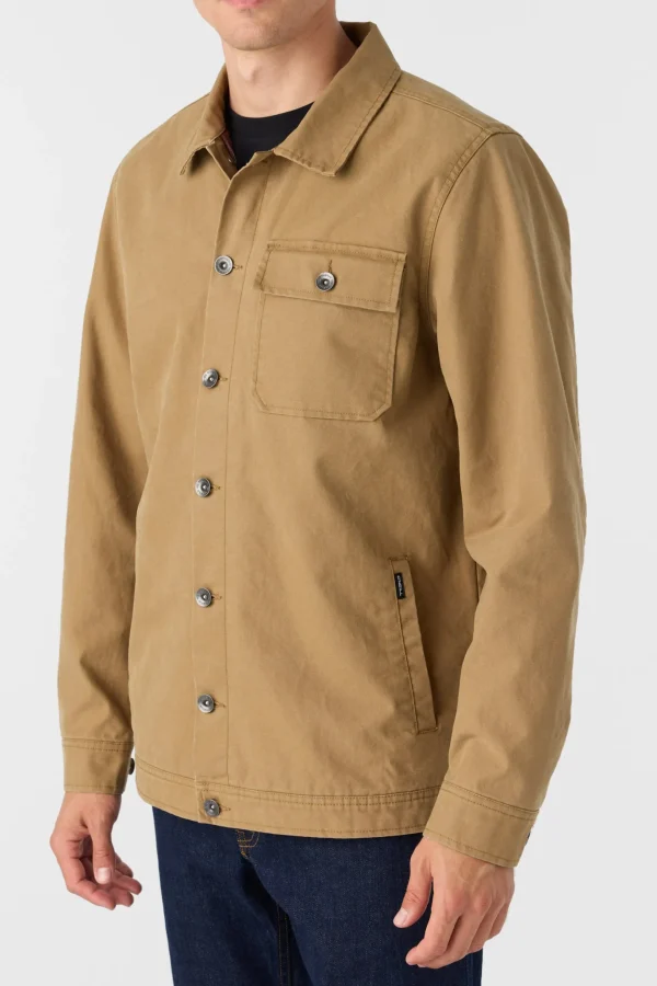 O’Neill Jackets^EAST CLIFF BYPASS JACKET DARK KHAKI