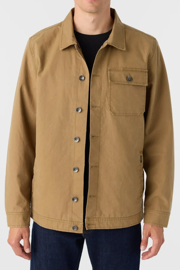 O’Neill Jackets^EAST CLIFF BYPASS JACKET DARK KHAKI