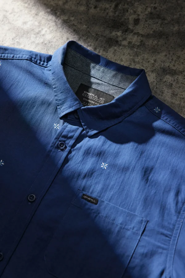 O’Neill Shirts & Flannels^EAST CLIFF HIDEAWAY STANDARD FIT SHIRT INDIGO