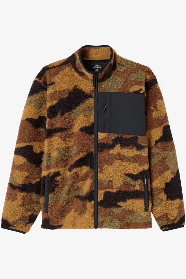 O’Neill Jackets^ELEVATION ZIP SUPERFLEECE CAMO