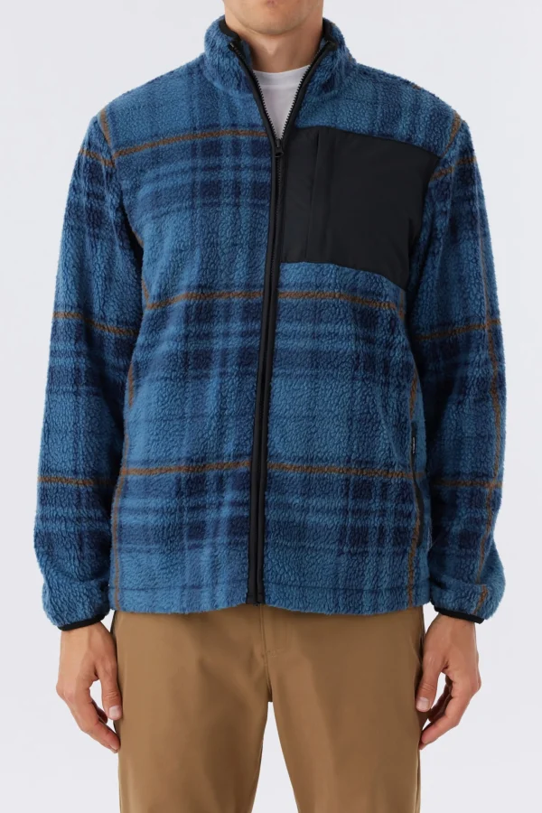 O’Neill Jackets^ELEVATION ZIP SUPERFLEECE STORM BLUE