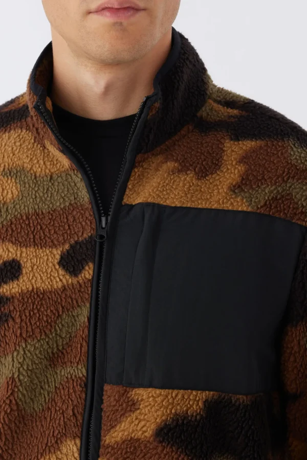 O’Neill Jackets^ELEVATION ZIP SUPERFLEECE CAMO