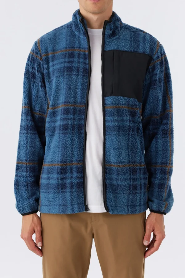 O’Neill Jackets^ELEVATION ZIP SUPERFLEECE STORM BLUE