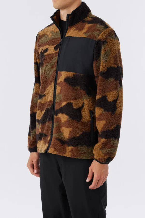 O’Neill Jackets^ELEVATION ZIP SUPERFLEECE CAMO