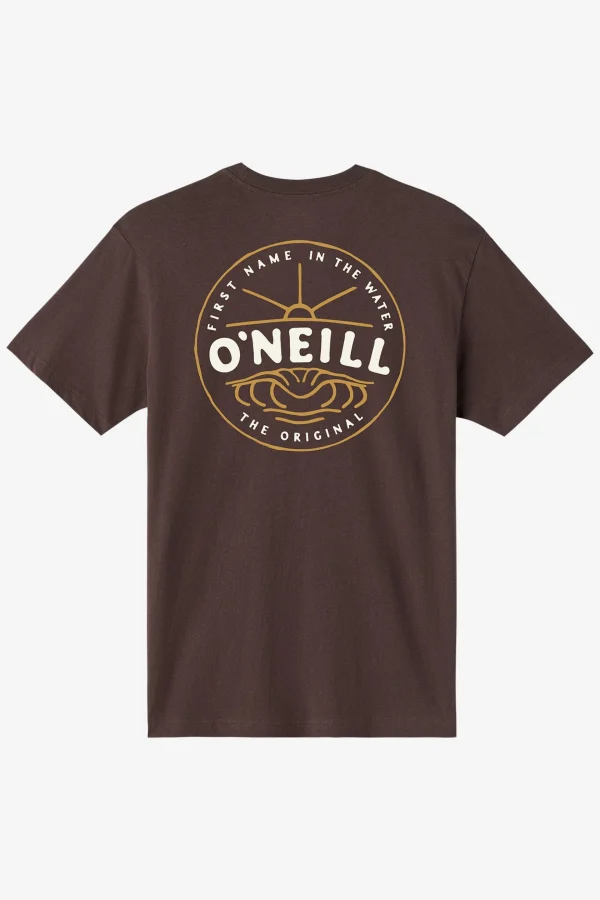 O’Neill Tees^EMBOSSED STANDARD FIT TEE SEAL BROWN