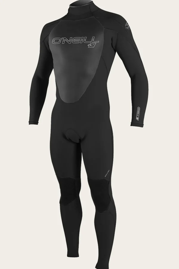 O’Neill Full Suit^EPIC 3/2MM BACK ZIP FULL WETSUIT BLK/BLK