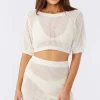 O’Neill Cover-Ups^ERIN CROCHET COVER-UP TOP VANILLA