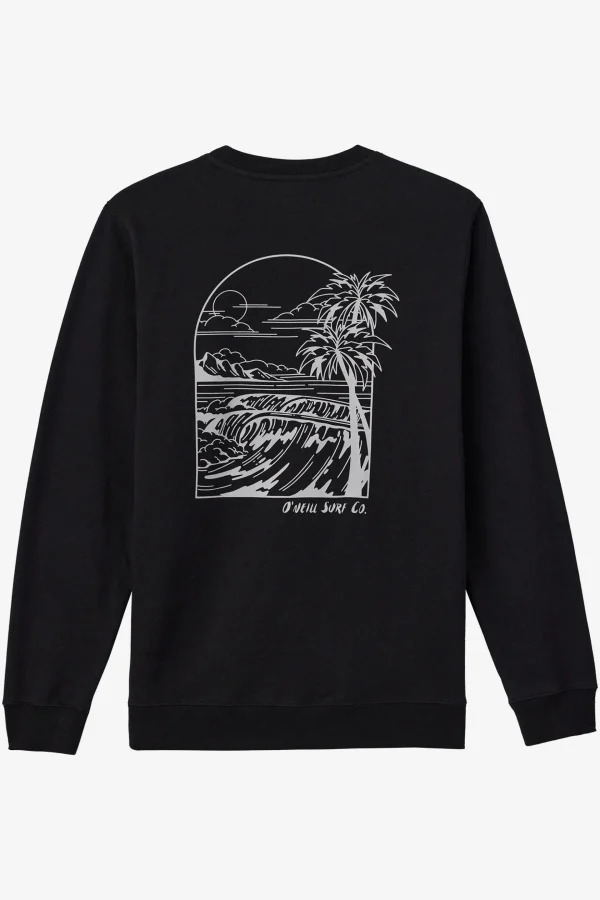 O’Neill Hoodies & Fleece^FIFTY TWO CREW NECK FLEECE BLACK