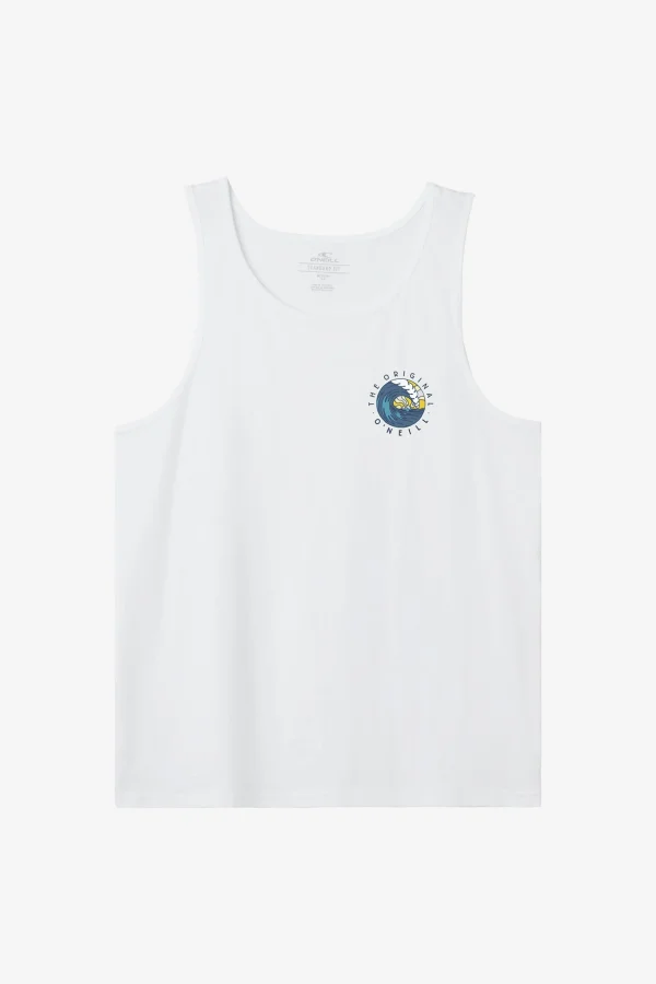 O’Neill Tees^FIXATION TANK WHITE