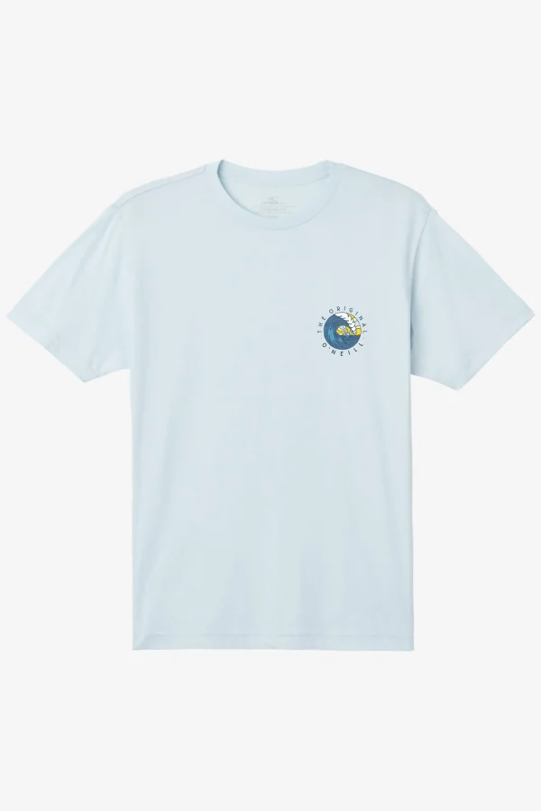 O’Neill Tees^FIXATION TEE SKY BLUE HEATHER