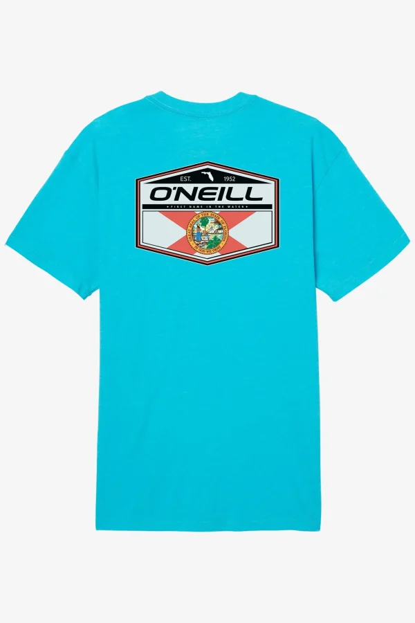 O’Neill Tees^FLORIDA FLAG TEE AQUARIUS