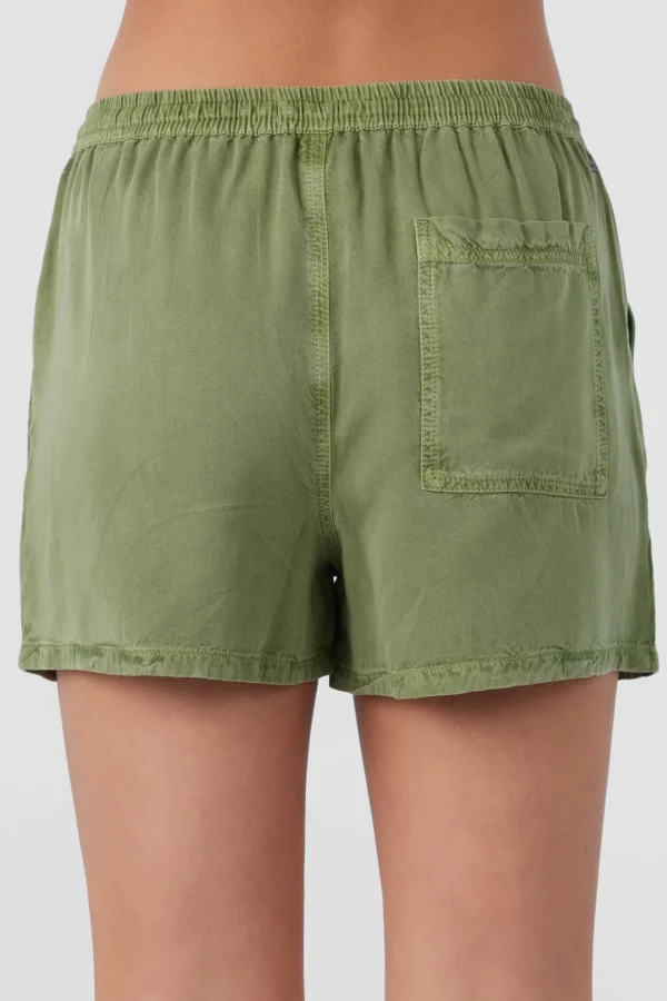 O’Neill Bottoms^FRANCINA TWILL SHORTS OIL GREEN