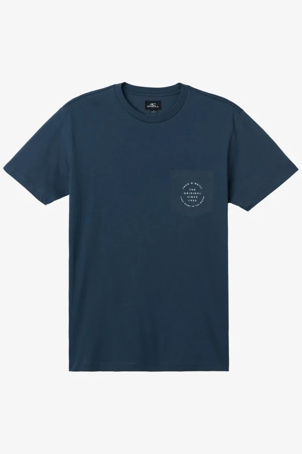 O’Neill Tees^GAFF PCOKET TEE NAVY