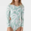 O’Neill One-Pieces | One Pieces^GIRL'S BEACH HUT GEO CUT OUT SURF SUIT SILVER BLUE