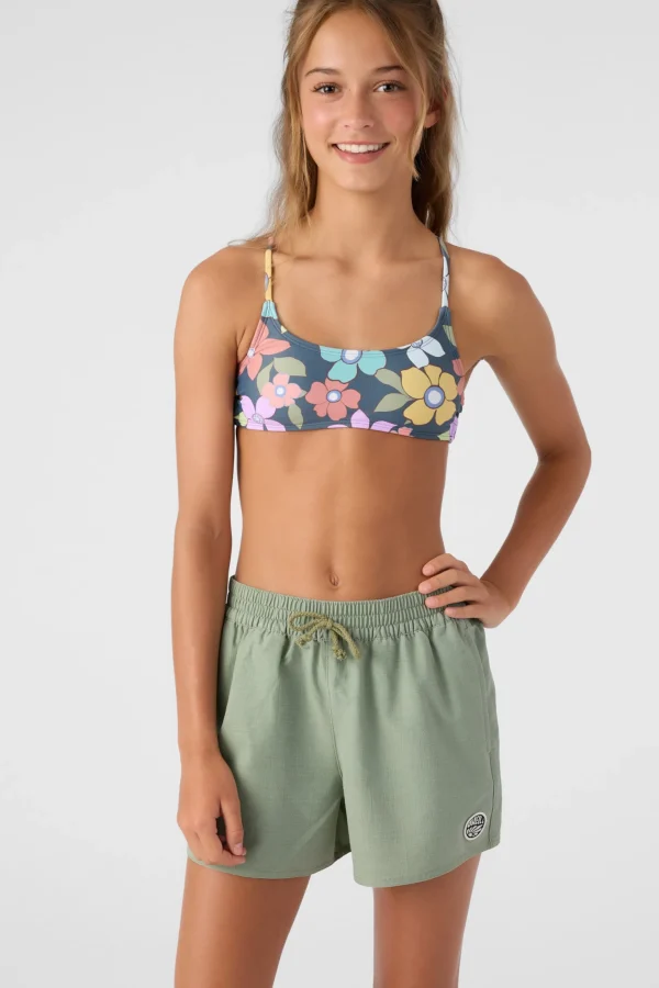 O’Neill Boardshorts | Boardshorts^GIRL'S BONEYARD 3" STRETCH BOARDSHORTS OIL GREEN