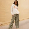 O’Neill Bottoms^GIRL'S BRENDITA CRINKLE DOUBLE GAUZE PANTS LILY PAD