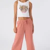 O’Neill Bottoms^GIRL'S BRENDITA CRINKLE DOUBLE GAUZE PANTS CANYON ROSE