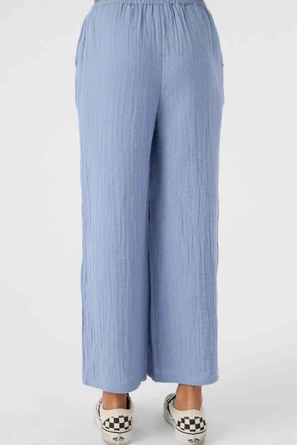 O’Neill Bottoms^GIRL'S BRENDITA CRINKLE DOUBLE GAUZE PANTS INFINITY