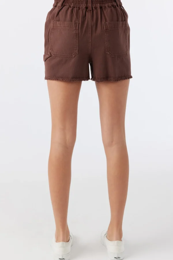 O’Neill Bottoms^GIRL'S CHARLI ULTILITY SHORTS CHOCOLATE