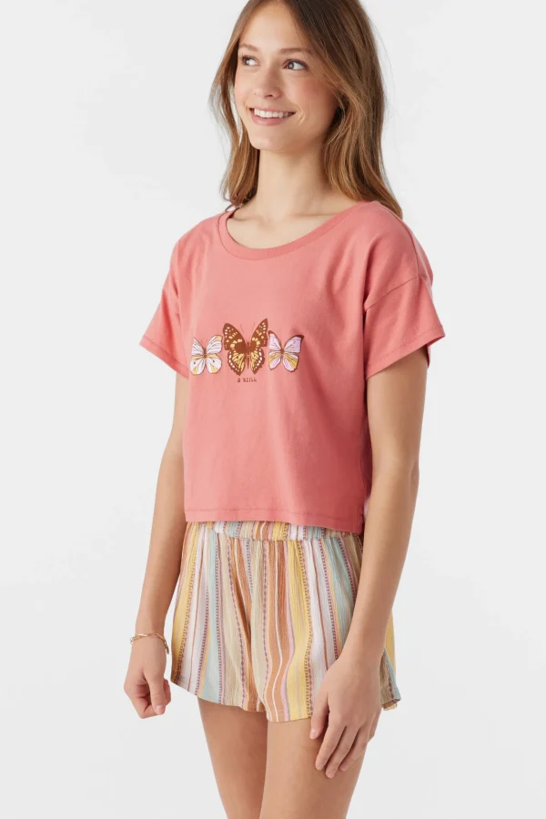 O’Neill Tops^GIRL'S DRIFTER TEE FADED ROSE