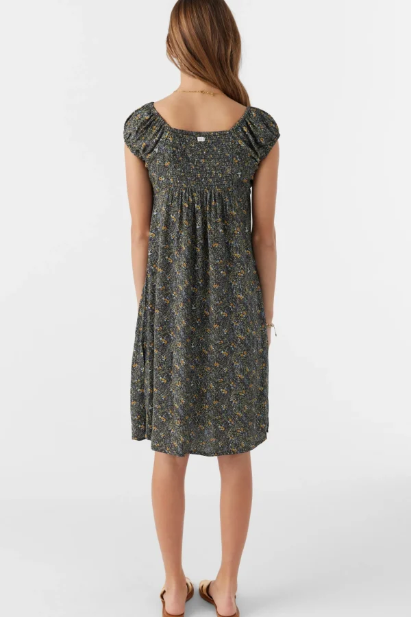 O’Neill Dresses^GIRL'S GEMMIE AVA DITSY MIDI DRESS MULTI CLR