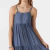 O’Neill Dresses^GIRL'S HAYLEE MISHA STRIPE DRESS SLATE