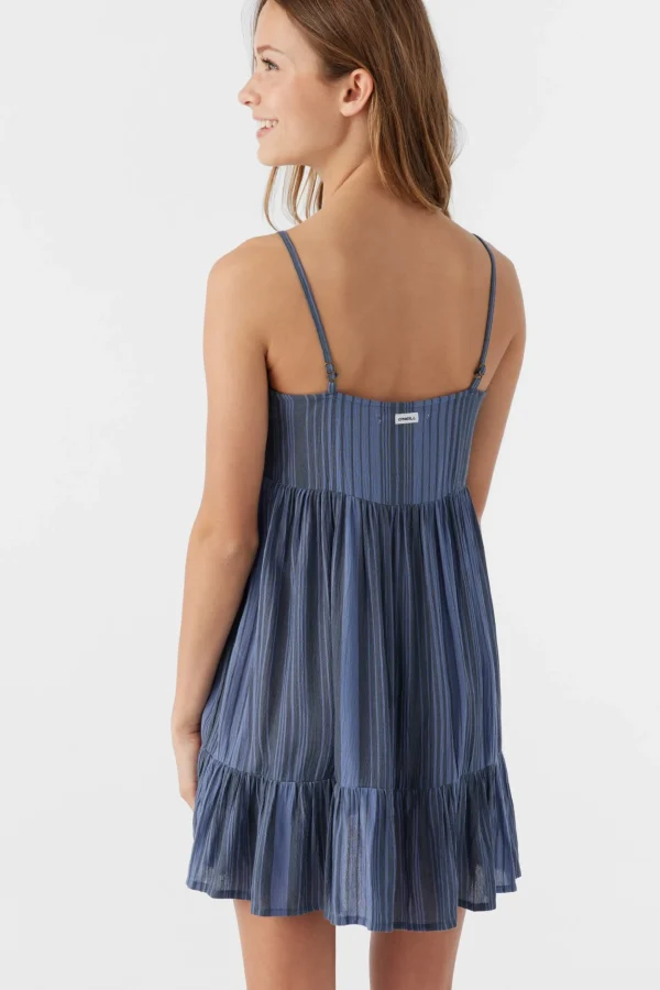 O’Neill Dresses^GIRL'S HAYLEE MISHA STRIPE DRESS SLATE