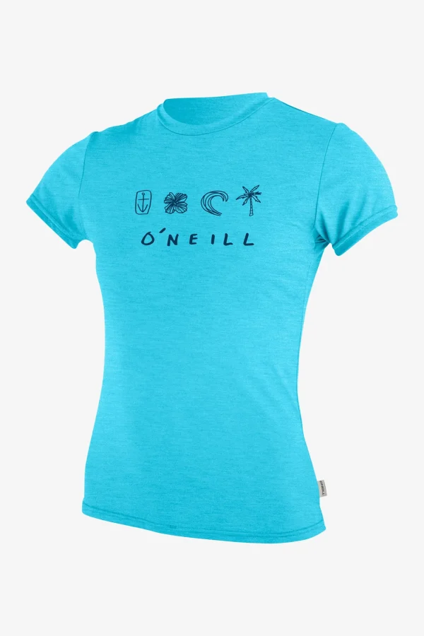 O’Neill Uv-Sun-Protection Rash Guards | Uv-Sun-Protection Rash Guards^GIRL'S HYBRID S/S SUN SHIRT