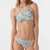 O’Neill Swim Sets | Swim Sets^GIRL'S JANIS FLORAL RUFFLE EDGE HIGH NECK SET MULTI CLR