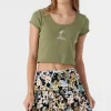 O’Neill Bottoms^GIRL'S JOANNA CAMDEN FLORAL TIERED SKIRT BLACK