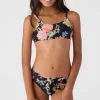 O’Neill Swim Sets | Swim Sets^GIRL'S KALI FLORAL TIE BACK BRALETTE & BOTTOMS BLACK