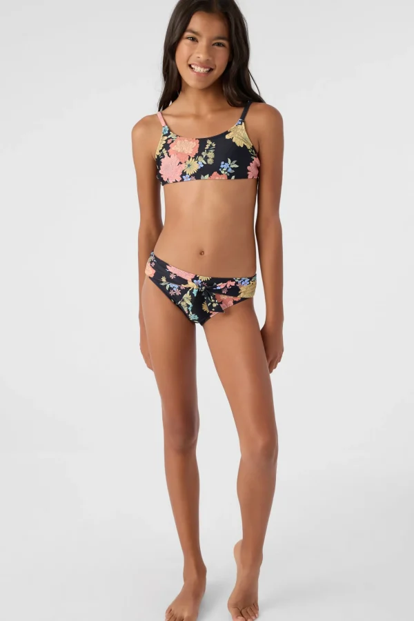 O’Neill Swim Sets | Swim Sets^GIRL'S KALI FLORAL TIE BACK BRALETTE & BOTTOMS BLACK