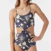 O’Neill One-Pieces | One Pieces^GIRL'S KENDRA FLORAL KNOT FRONT ONE-PIECE PERISCOPE