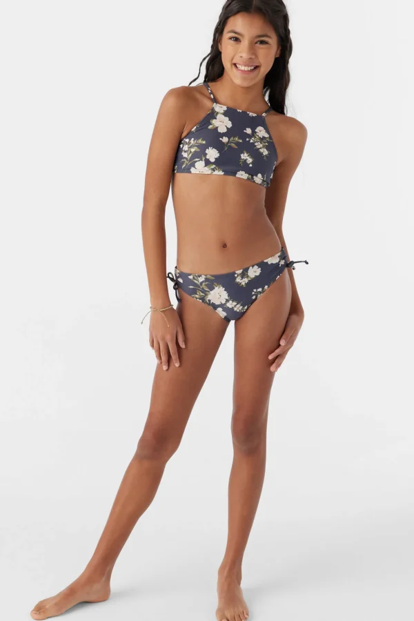 O’Neill Swim Sets | Swim Sets^GIRL'S KENDRA FLORAL MULTI-STRAP HIGH NECK TOP SET PERISCOPE