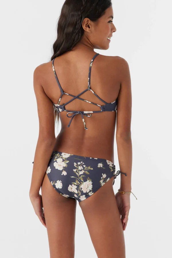 O’Neill Swim Sets | Swim Sets^GIRL'S KENDRA FLORAL MULTI-STRAP HIGH NECK TOP SET PERISCOPE